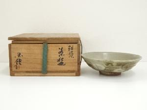 玉領造　朝顔茶碗（共箱）